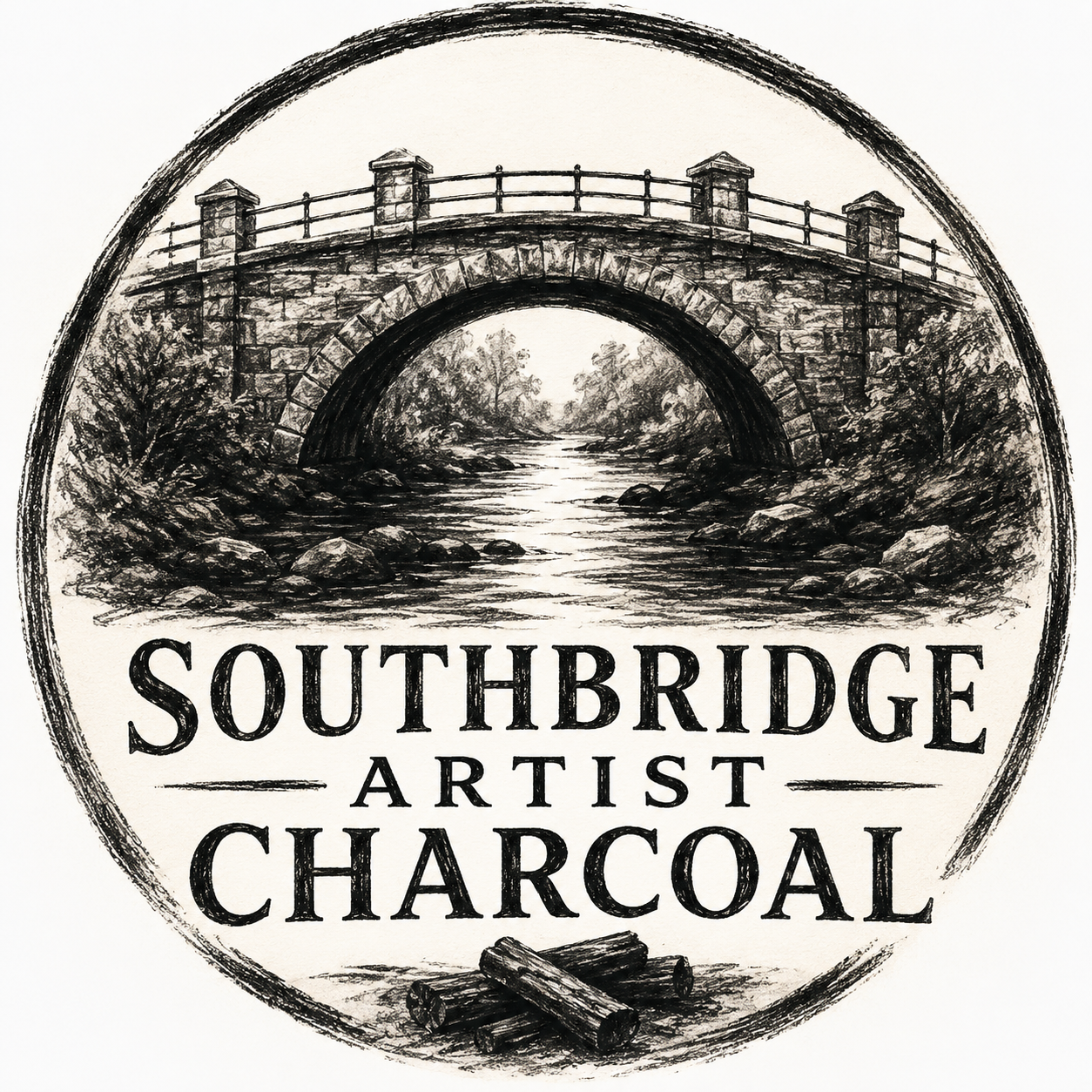 Southbridge Artist Charcoal logo